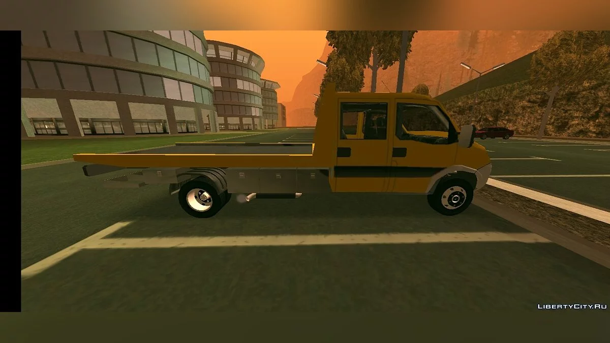Iveco Daily Mk4 Flatbed Tow / GTA San Andreas (iOS, Android)