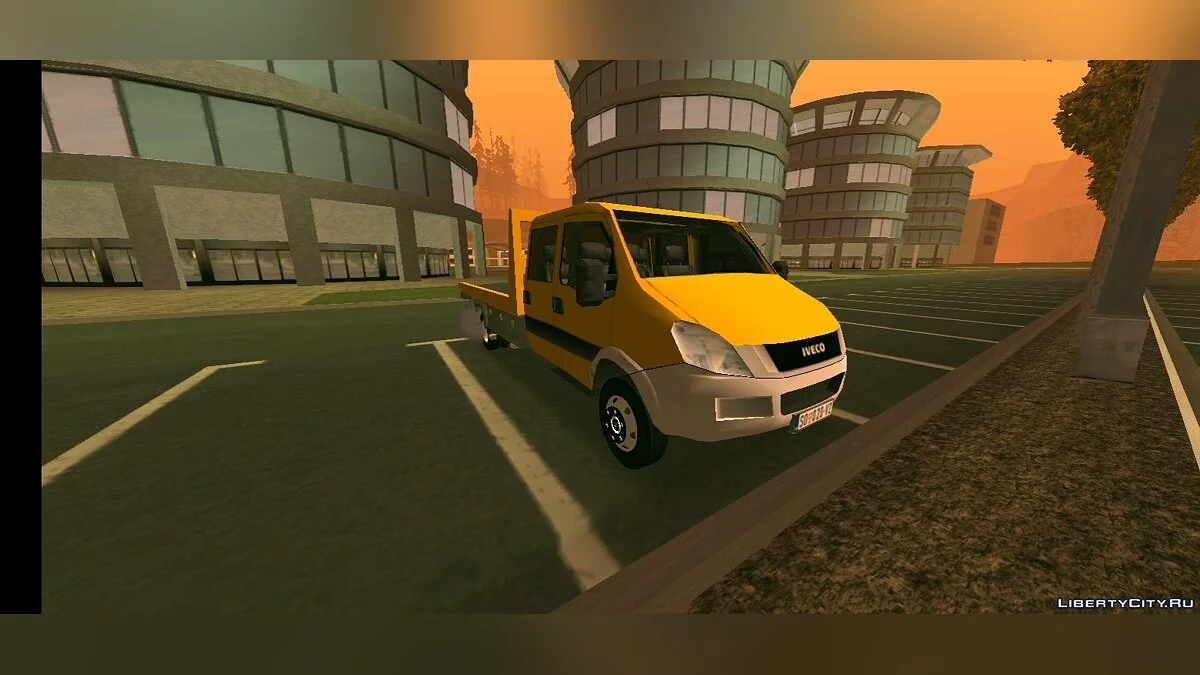 Iveco Daily Mk4 Flatbed Tow / GTA San Andreas (iOS, Android)