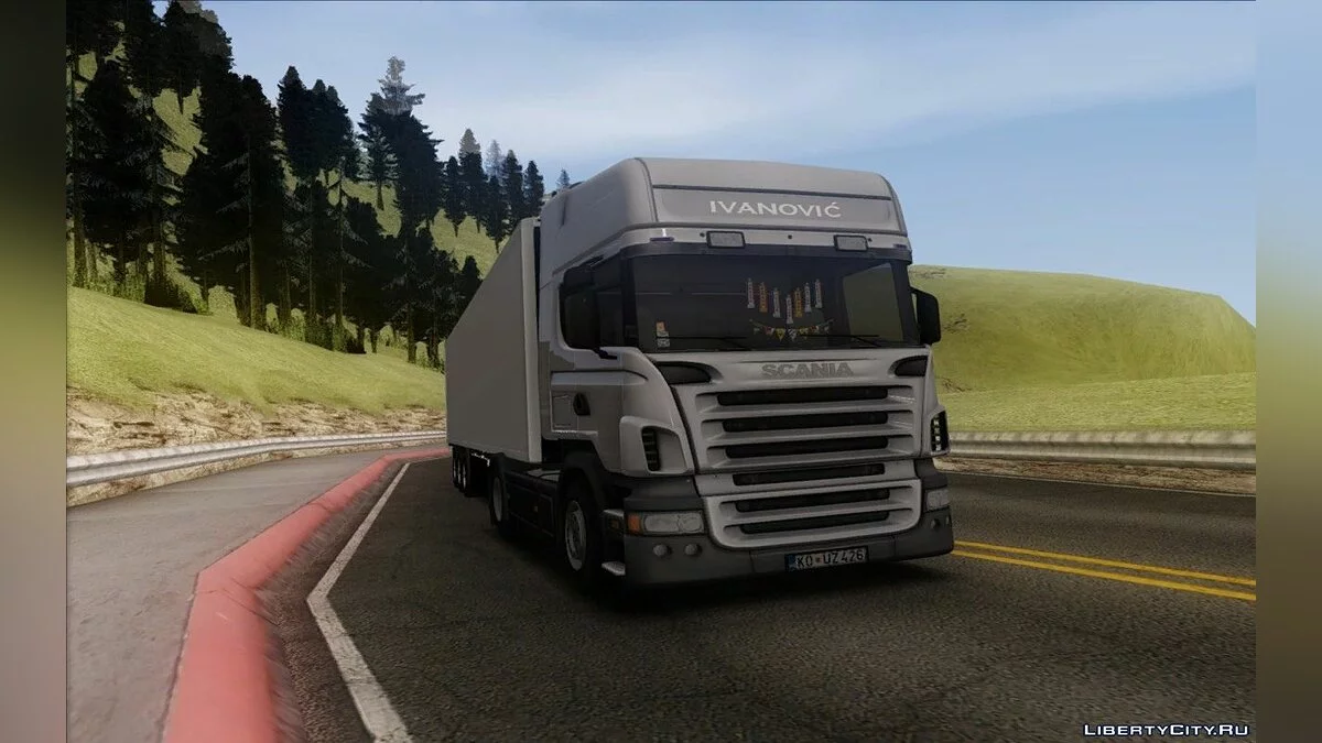 Scania + прицеп / GTA San Andreas (iOS, Android)