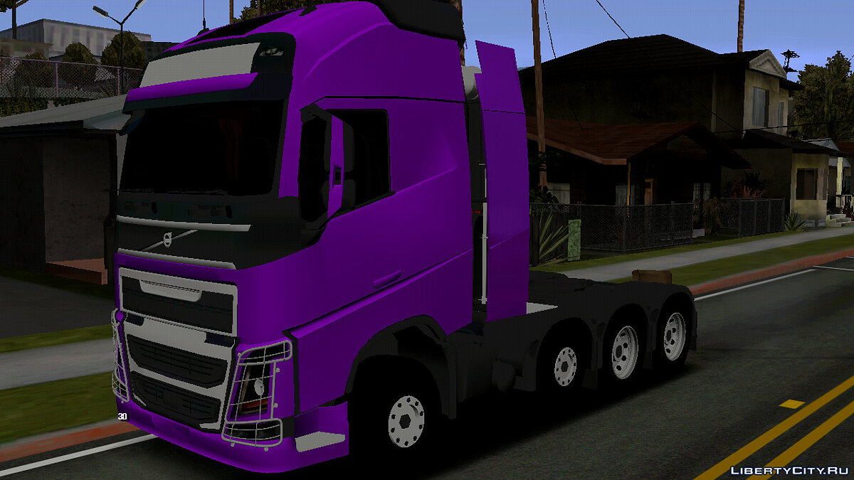 Скачать Volvo FH16 8x4 & Trailer (только DFF) для GTA San Andreas (iOS,  Android)