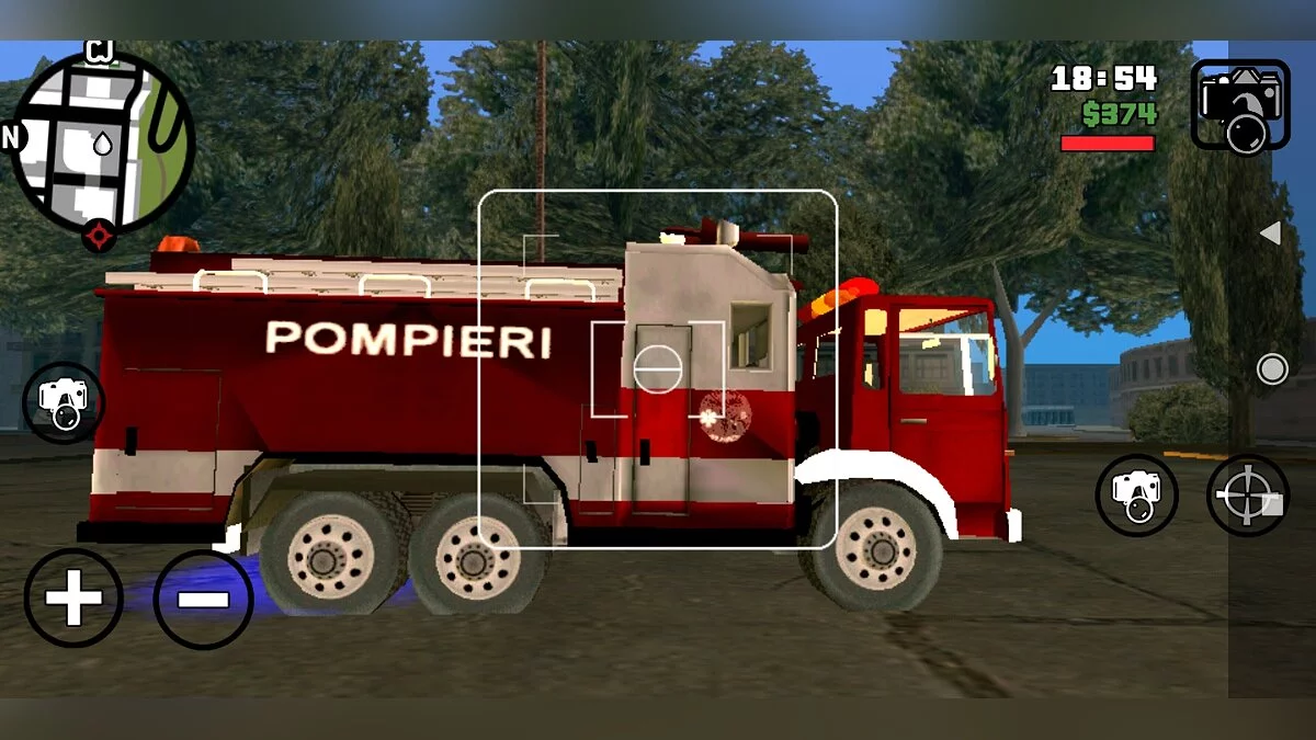 Roman Diesel Пожарная / GTA San Andreas (iOS, Android)