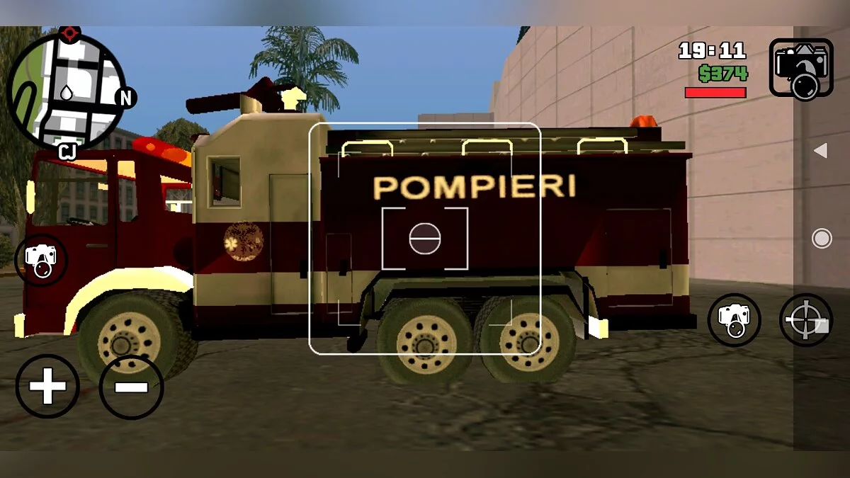 Roman Diesel Пожарная / GTA San Andreas (iOS, Android)