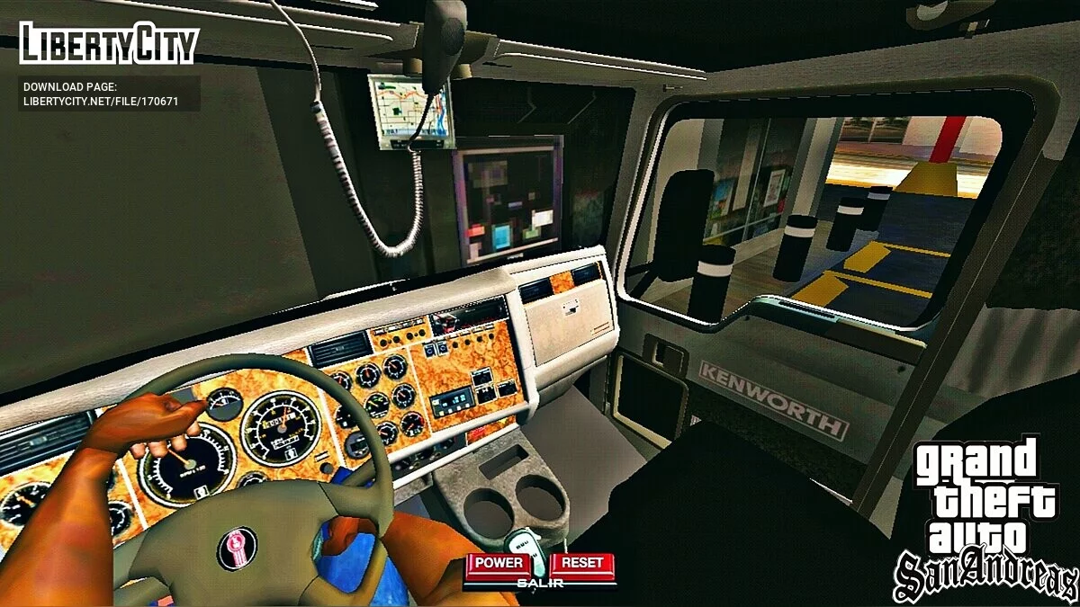 Kenworth T370 - Грузовик магазина Oxxo  / GTA San Andreas (iOS, Android)