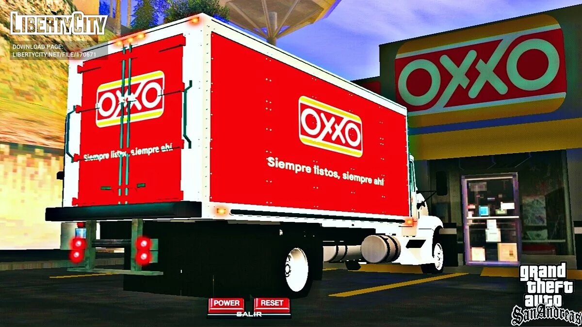 Kenworth T370 - Грузовик магазина Oxxo  / GTA San Andreas (iOS, Android)