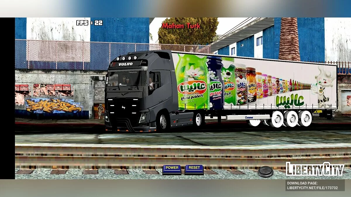 Volvo FH 460 Tuning с трейлером / GTA San Andreas (iOS, Android)