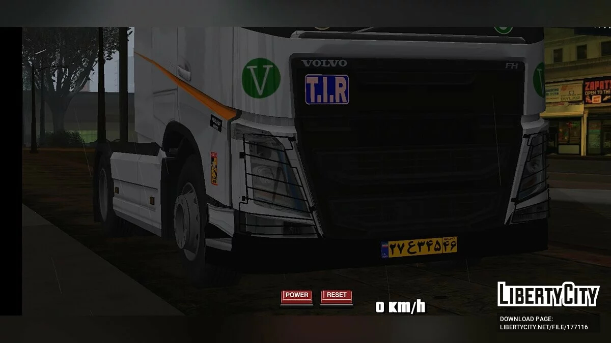 Volvo FH 500 (Иранские номера) / GTA San Andreas (iOS, Android)