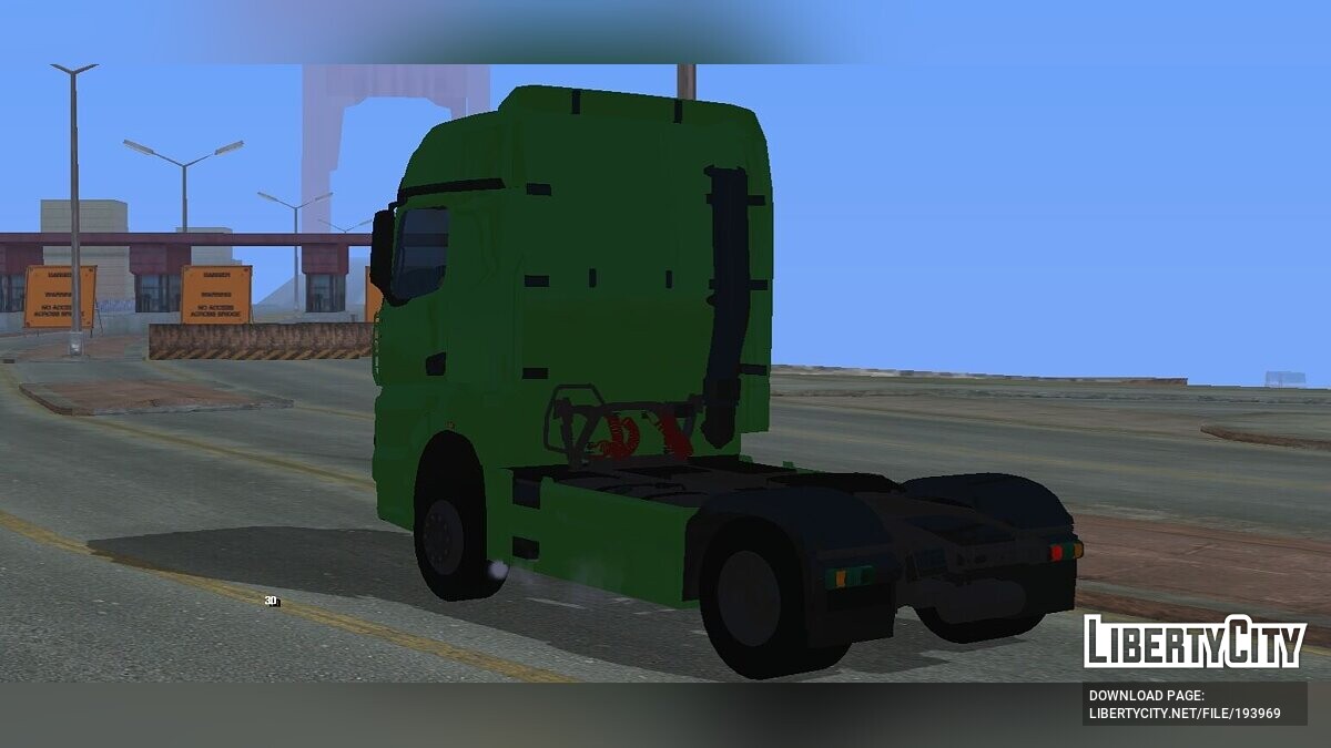 Скачать KAMAZ 54901 (только DFF) для GTA San Andreas (iOS, Android)