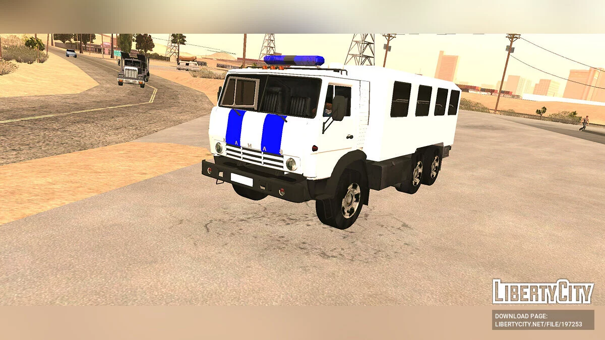 КамАЗ 4310 Полиция / GTA San Andreas (iOS, Android)