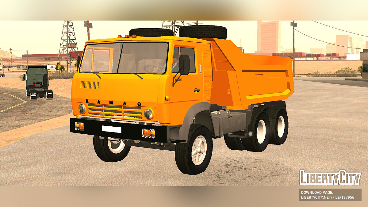 Скачать Kamaz 55111 (только DFF) для GTA San Andreas (iOS, Android)