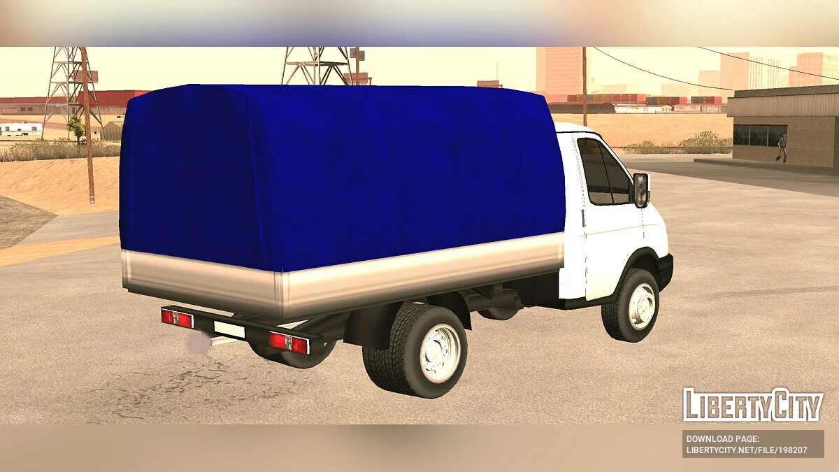 Газель 3302 - Крытый тент (только DFF) / GTA San Andreas (iOS, Android)