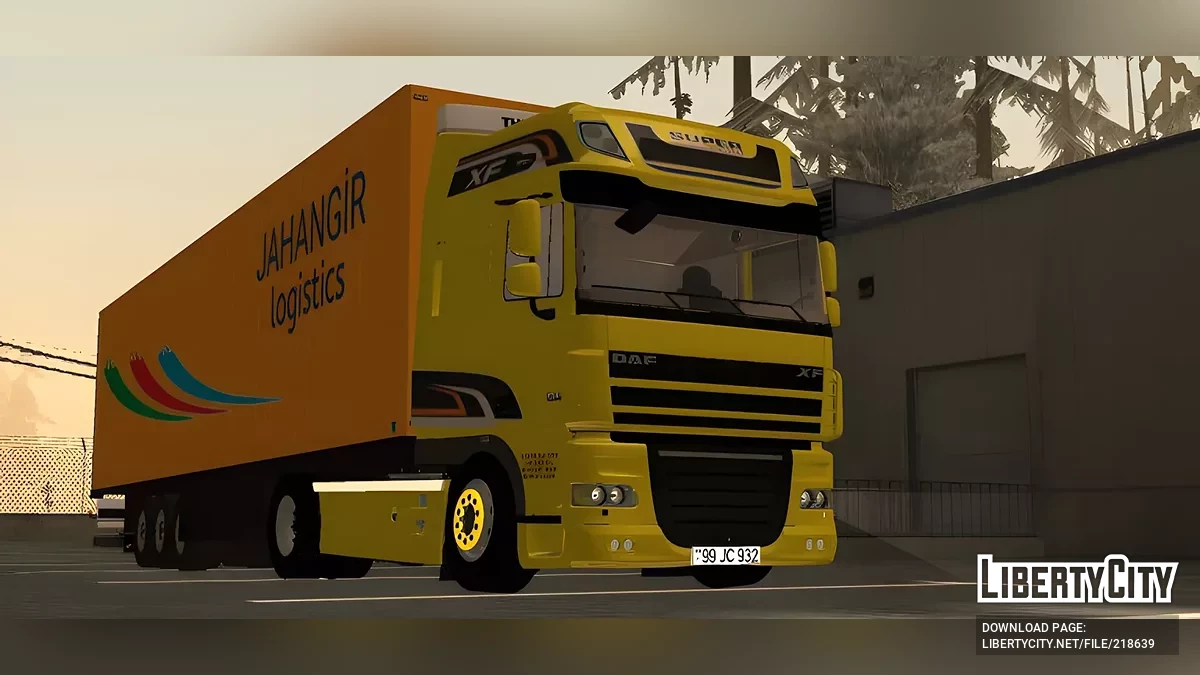 DAF XF + прицеп / GTA San Andreas (iOS, Android)
