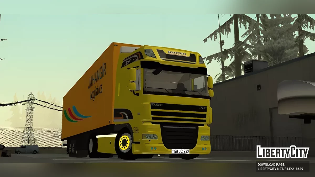 DAF XF + прицеп / GTA San Andreas (iOS, Android)