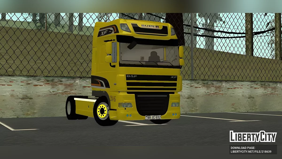 DAF XF + прицеп / GTA San Andreas (iOS, Android)