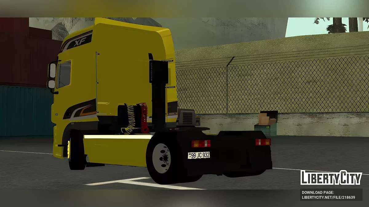 DAF XF + прицеп / GTA San Andreas (iOS, Android)