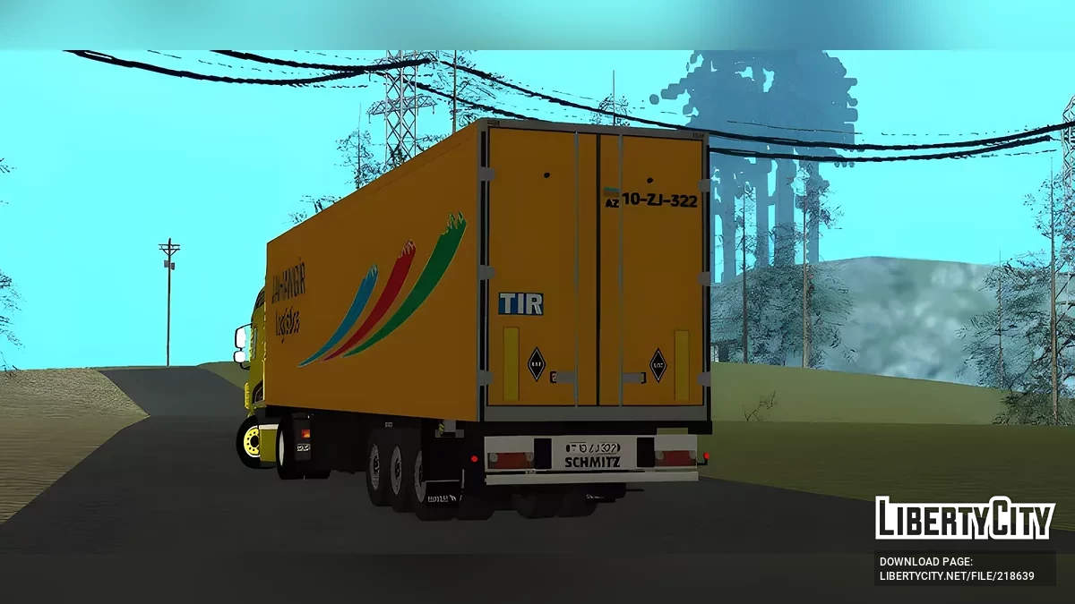 DAF XF + прицеп / GTA San Andreas (iOS, Android)