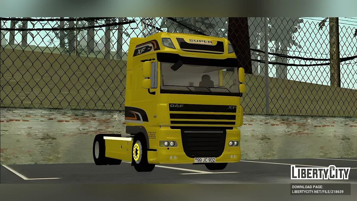 DAF XF + прицеп / GTA San Andreas (iOS, Android)