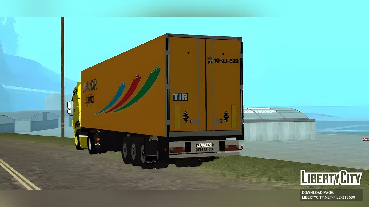DAF XF + прицеп / GTA San Andreas (iOS, Android)