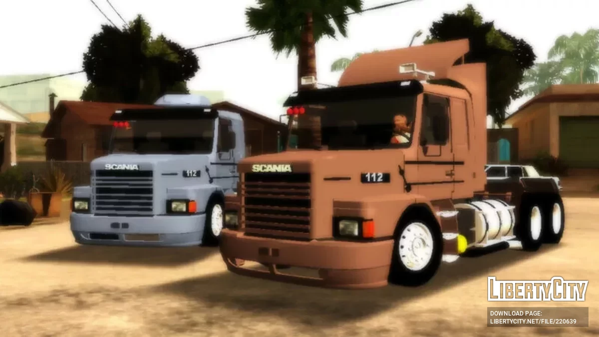 Scania 112 (только DFF) / GTA San Andreas (iOS, Android)