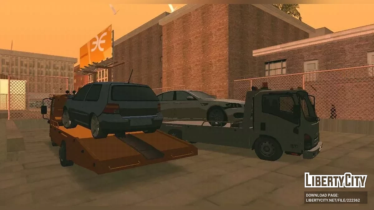 Эвакуатор Isuzu / GTA San Andreas (iOS, Android)