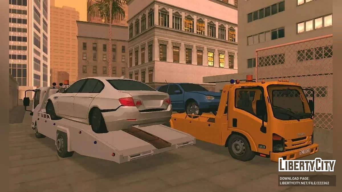 Эвакуатор Isuzu / GTA San Andreas (iOS, Android)