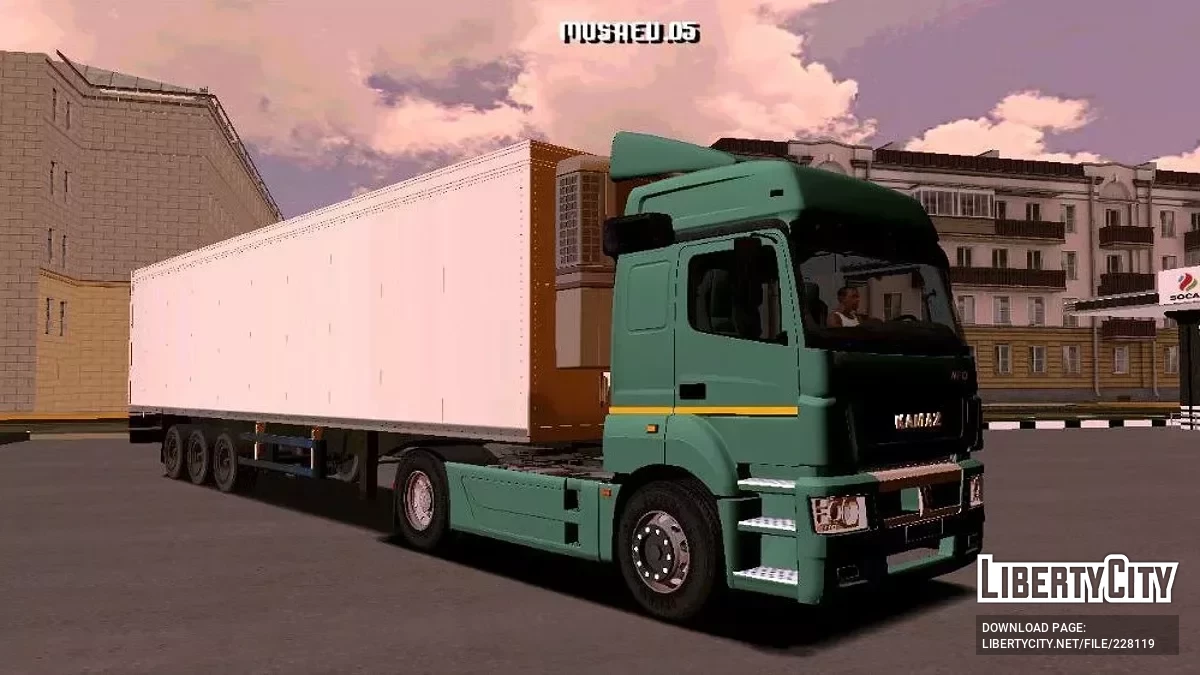 КамАЗ-5490 NEO / GTA San Andreas (iOS, Android)