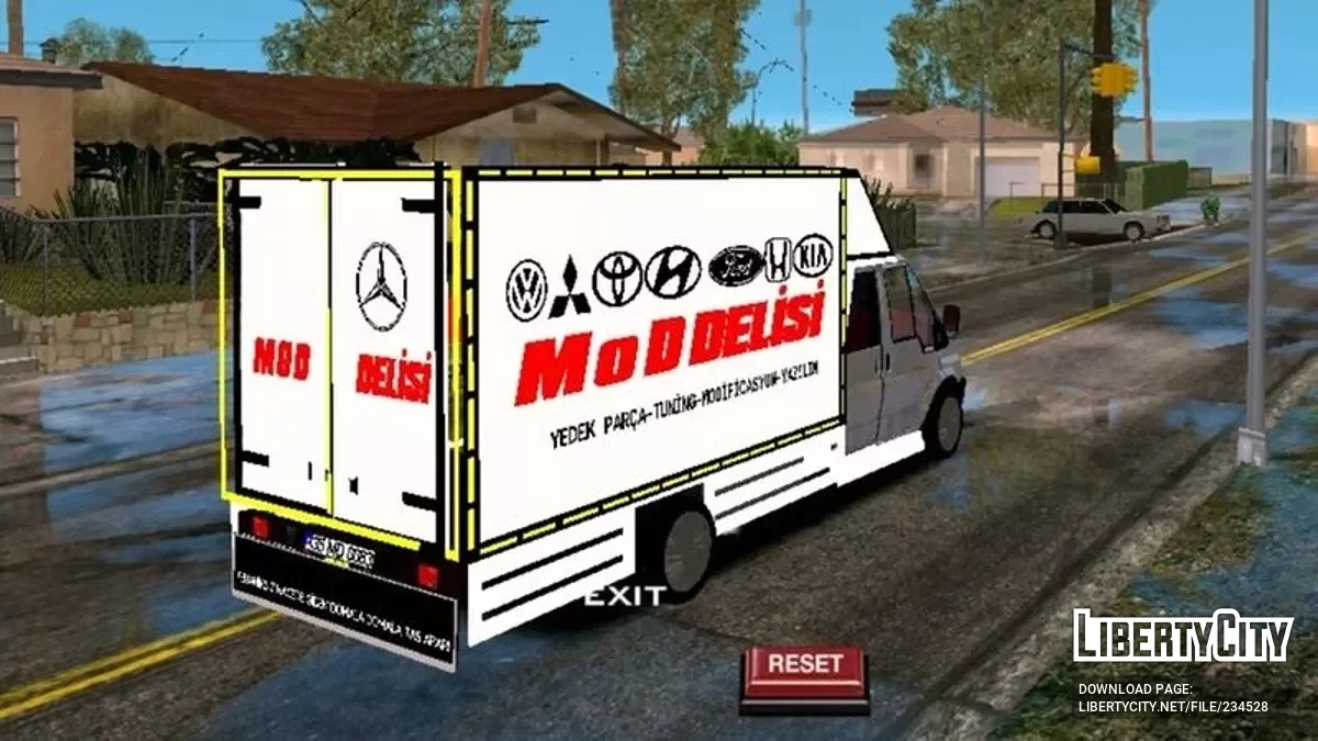 2005 Ford Transit Tuning (Turkish Box Truck) / GTA San Andreas (iOS, Android)