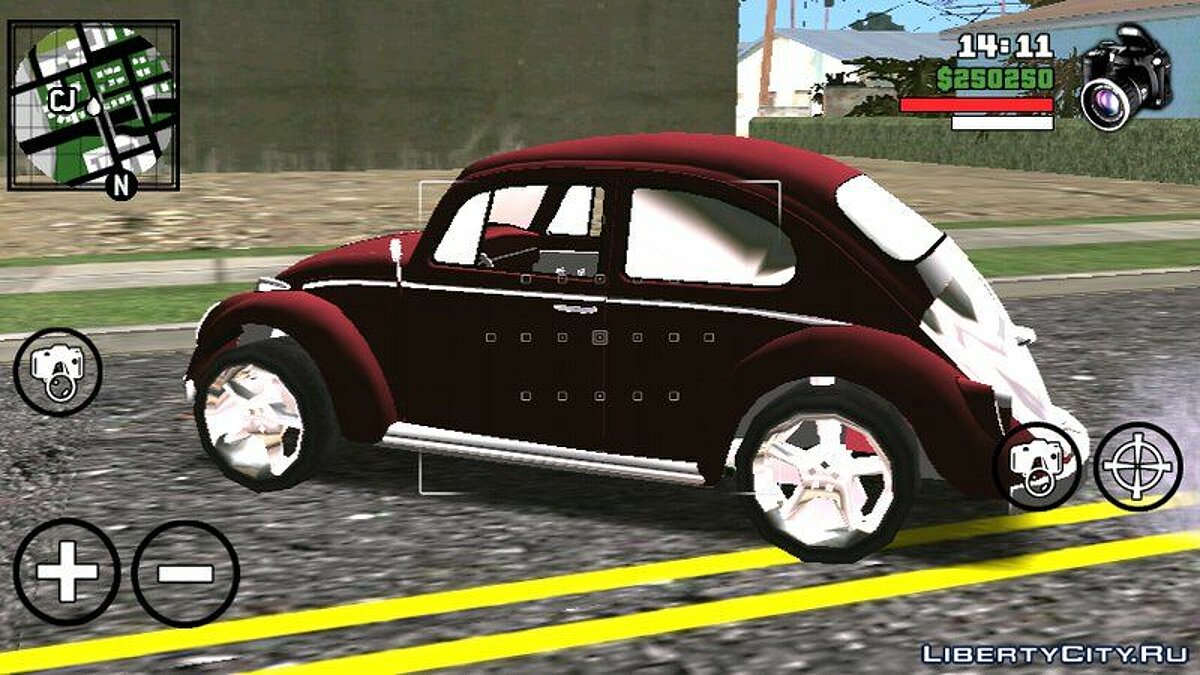 Volkswagen Vocho (только DFF) для GTA San Andreas (iOS, Android) - Картинка #3