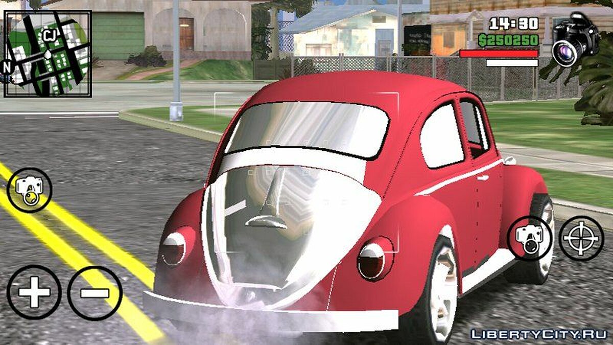 Volkswagen Vocho (только DFF) для GTA San Andreas (iOS, Android) - Картинка #2