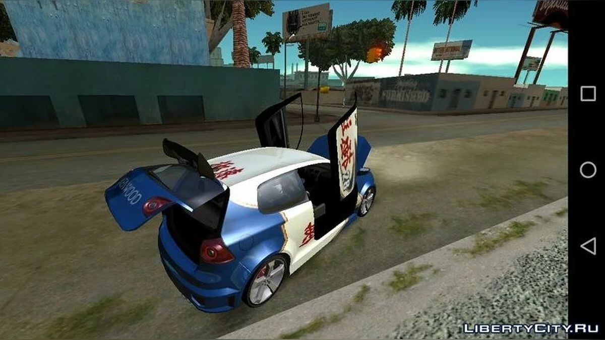 Volkswagen Golf GTI (Sonny - #15 Blacklist) / GTA San Andreas (iOS, Android)