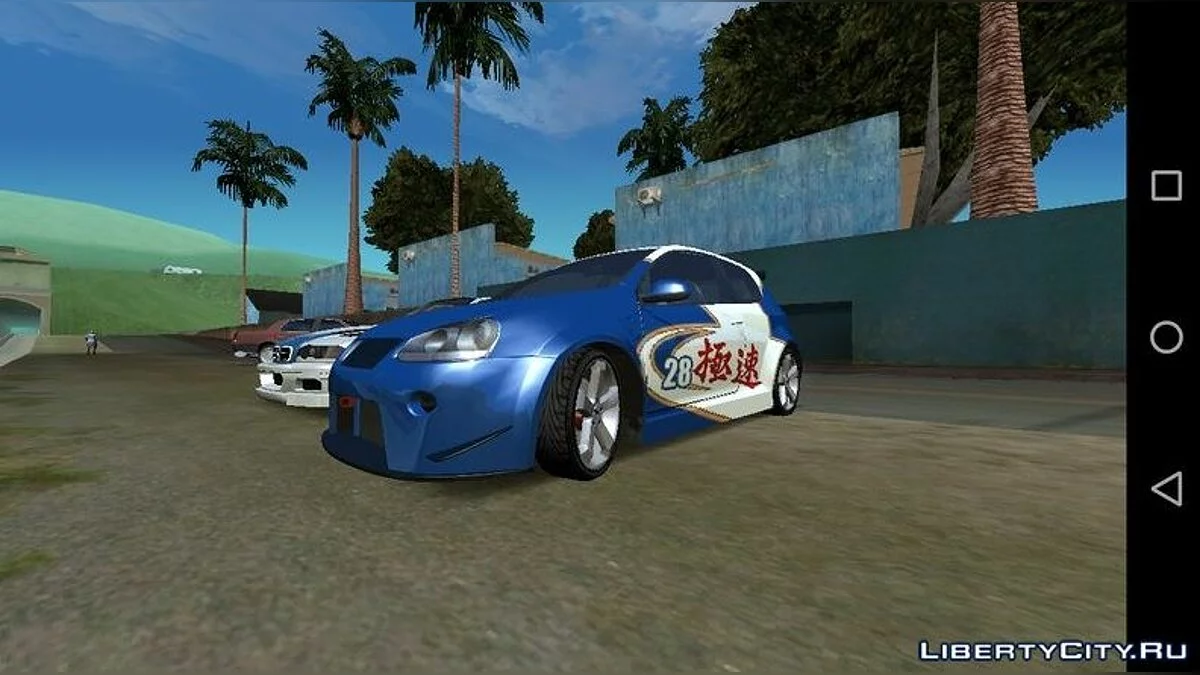 Volkswagen Golf GTI (Sonny - #15 Blacklist) / GTA San Andreas (iOS, Android)