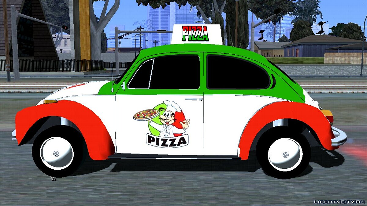 Volkswagen Beetle Pizza для GTA San Andreas (iOS, Android) - Картинка #3