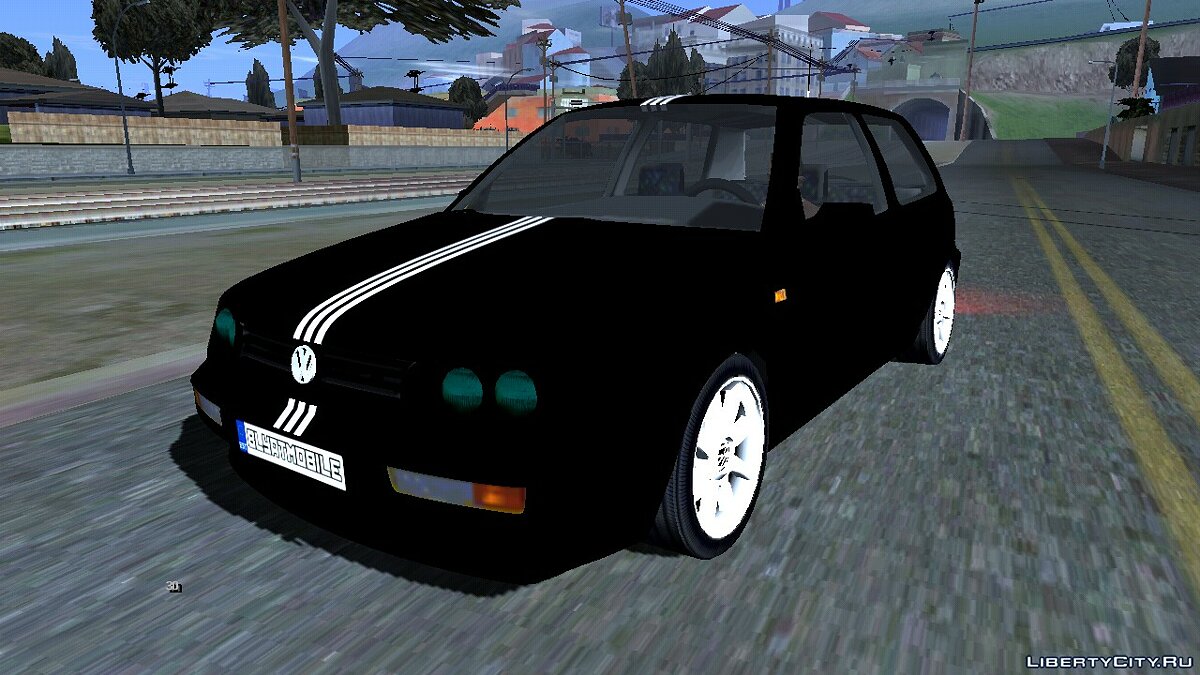 Скачать Volkswagen Golf Mk3 BLYATMOBILE для GTA San Andreas (iOS, Android)