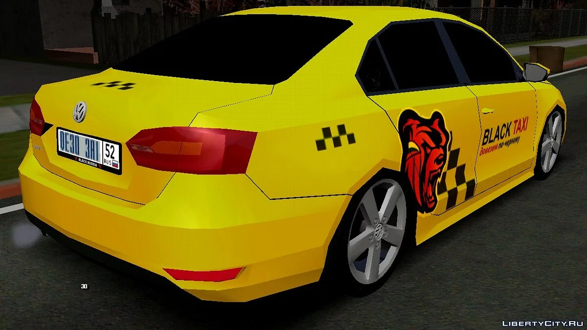 Volkswagen Jetta - Такси / GTA San Andreas (iOS, Android)