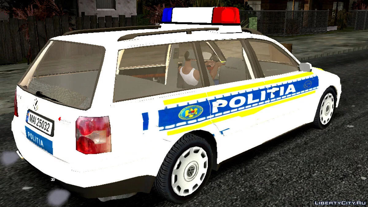 Volkswagen B5 Politia 2020 / GTA San Andreas (iOS, Android)