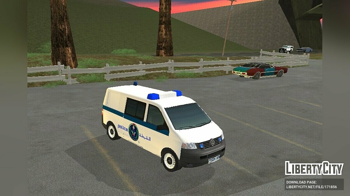 Скачать Volkswagen T5 - Палестинская специальная полиция для GTA San  Andreas (iOS, Android)