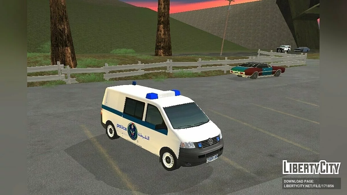 Volkswagen T5 - Палестинская специальная полиция / GTA San Andreas (iOS, Android)