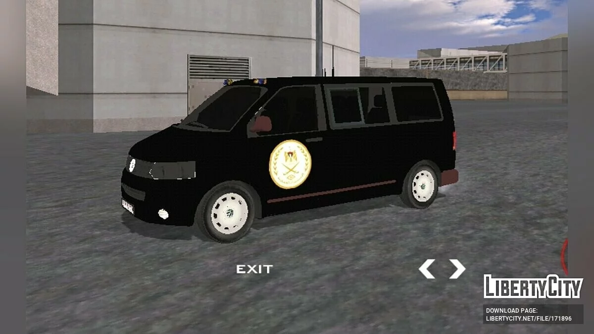 Volkswagen T5 - Палестинская военная разведка / GTA San Andreas (iOS, Android)