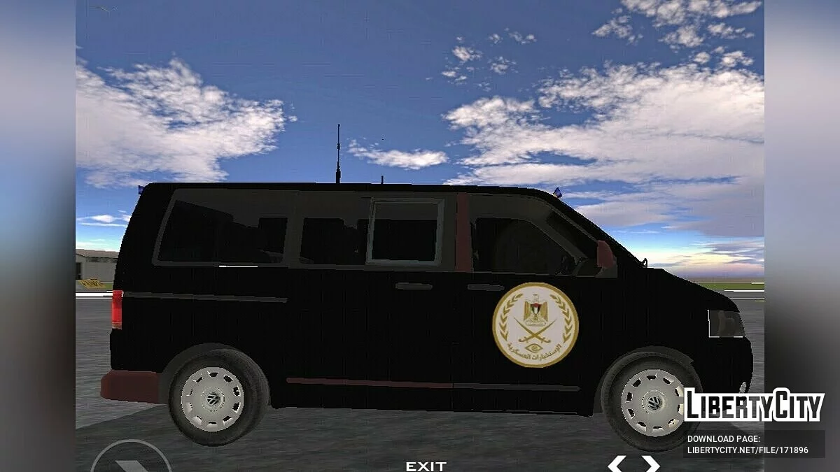 Volkswagen T5 - Палестинская военная разведка / GTA San Andreas (iOS, Android)
