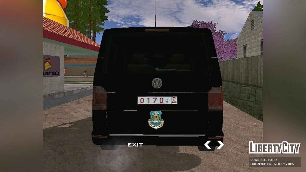 Volkswagen Transporter MK6 - Палестинская Разведка / GTA San Andreas (iOS, Android)