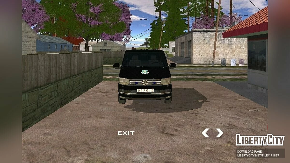 Volkswagen Transporter MK6 - Палестинская Разведка / GTA San Andreas (iOS, Android)