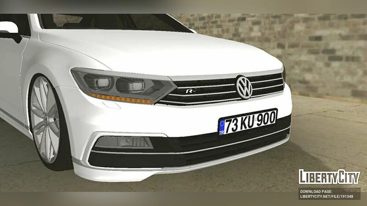 Volkswagen Passat B8 Full Pekey (только DFF) / GTA San Andreas (iOS, Android)