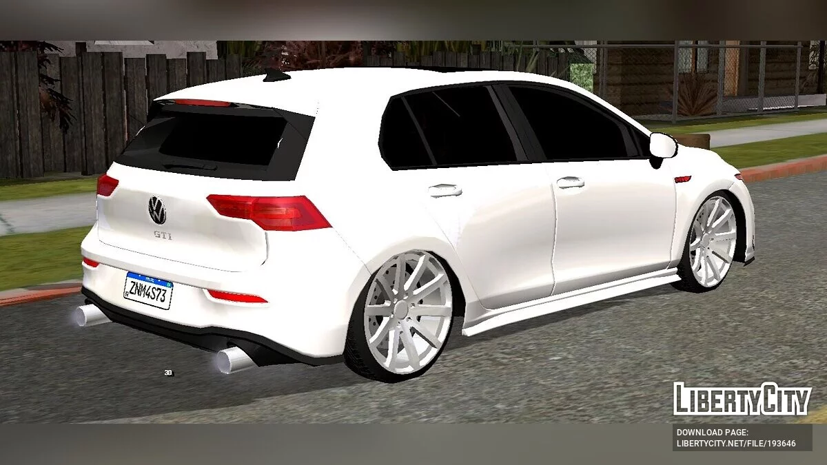 Volkswagen Golf MK8 V1 (только DFF) / GTA San Andreas (iOS, Android)