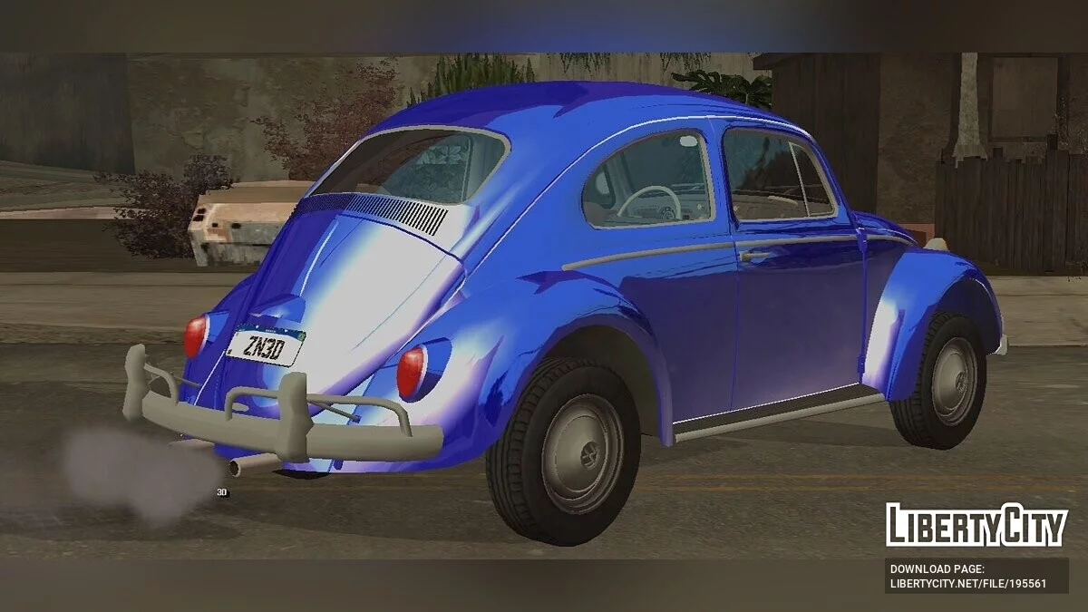 Volkswagen Fusca Original 1963 / GTA San Andreas (iOS, Android)
