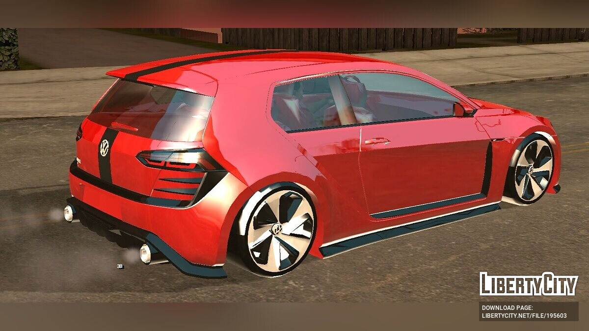 Скачать Volkswagen Golf MK7 (только DFF) для GTA San Andreas (iOS, Android)