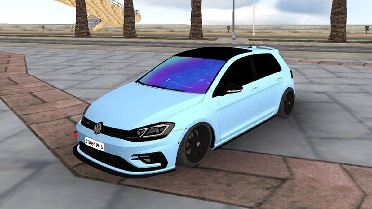 Скачать Volkswagen Golf 7.5 R 2019 для GTA San Andreas (iOS, Android)