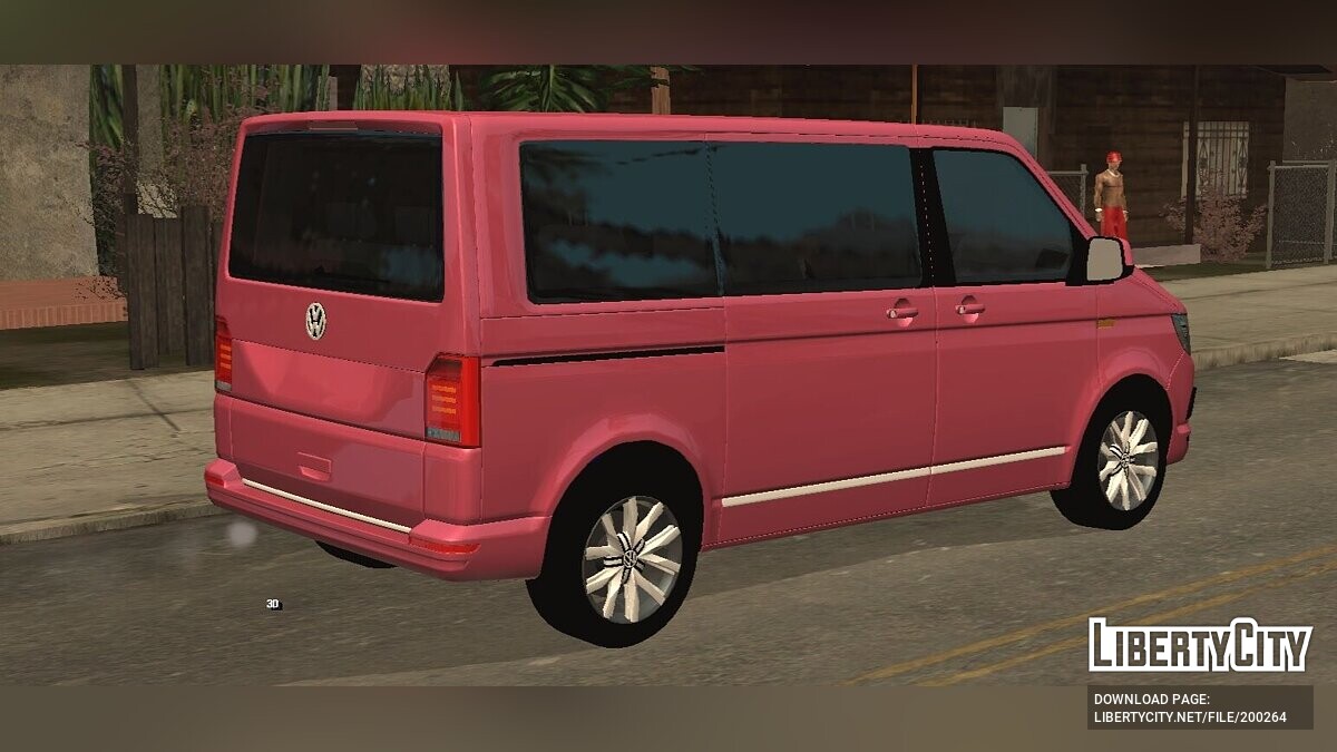 Скачать Volkswagen Transporter 2012 (только DFF) для GTA San Andreas (iOS,  Android)