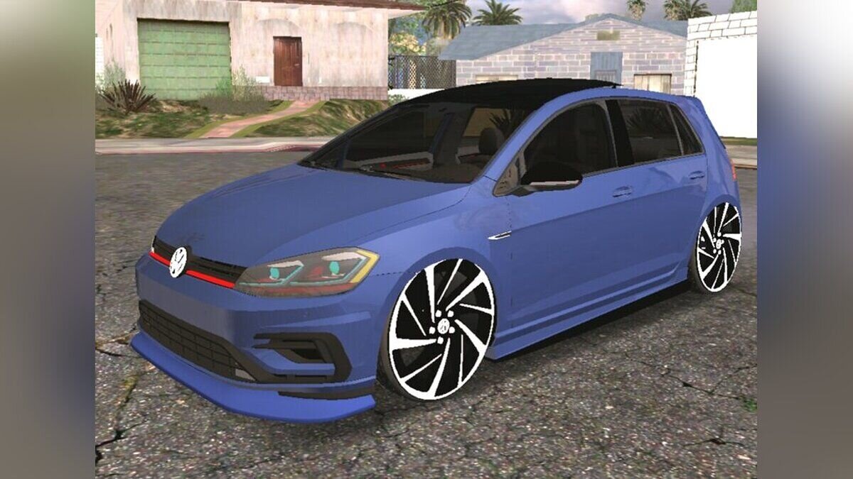 Скачать Volkswagen Golf 7.5 R Line Kit (только DFF) для GTA San Andreas  (iOS, Android)