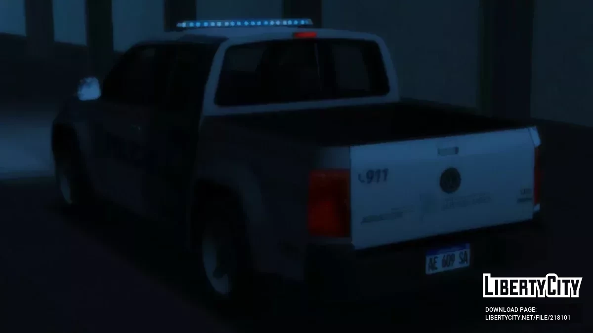 Volkswagen Amarok Policia De Buenos Aires / GTA San Andreas (iOS, Android)