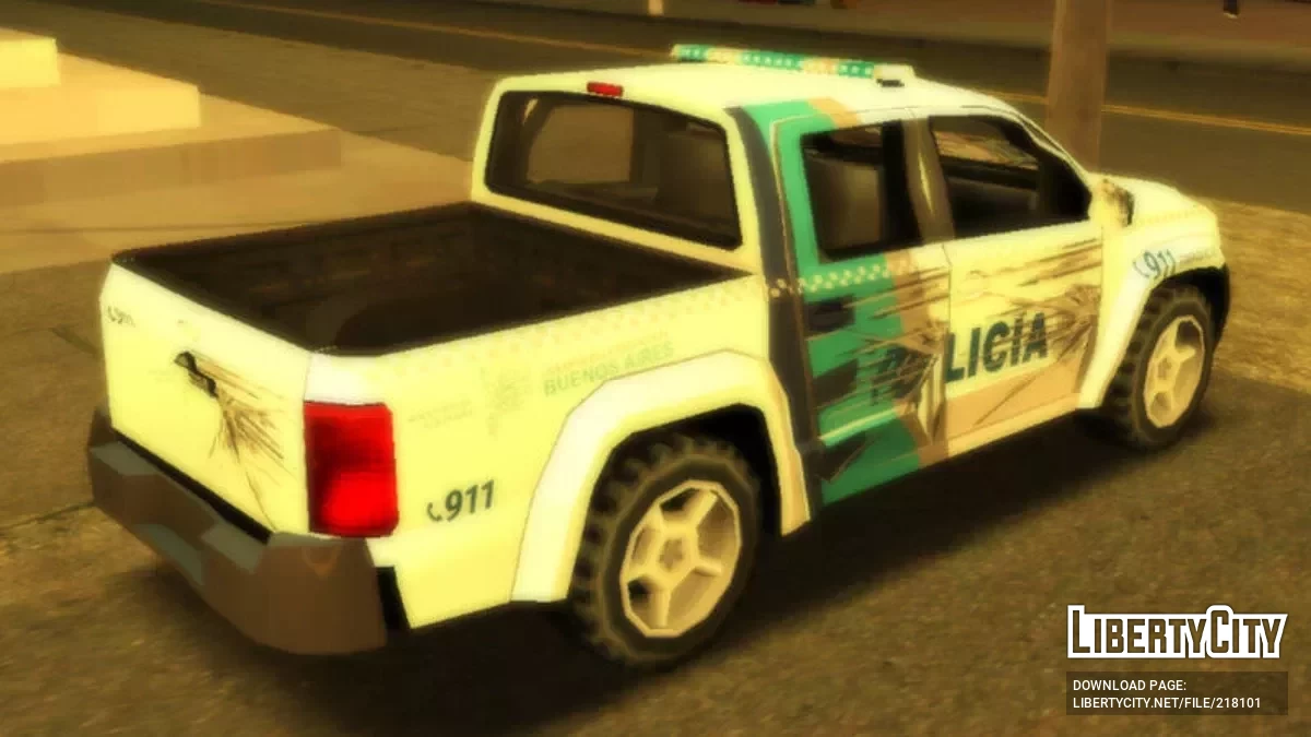 Volkswagen Amarok Policia De Buenos Aires / GTA San Andreas (iOS, Android)