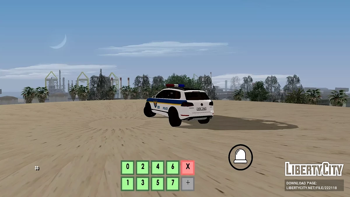 2012 Volkswagen Tiguan Korean Police / GTA San Andreas (iOS, Android)